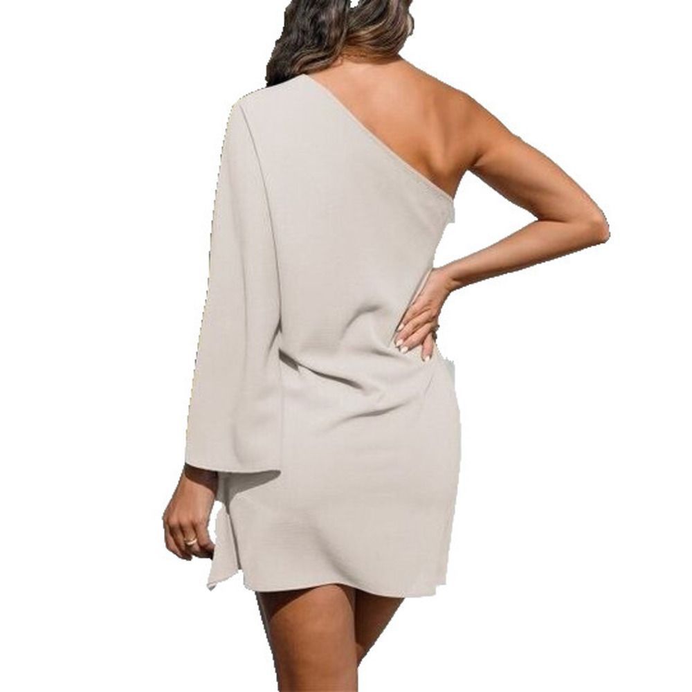 Floral Blooming Apricot One Shoulder Cape Sleeve Dress Size XL - Picture 4 of 4